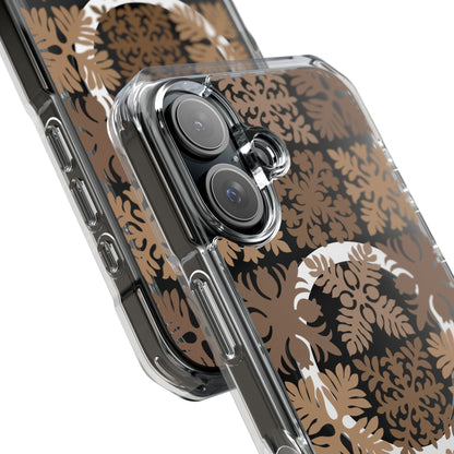 Clear Brown Hawaiian Quilt MagSafe