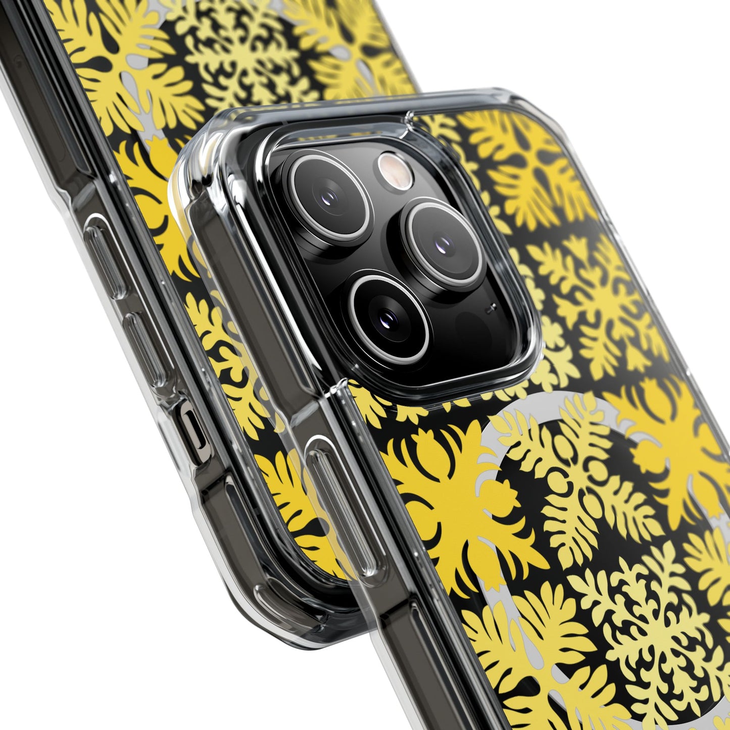 Clear Yellow Hawaiian Quilt MagSafe