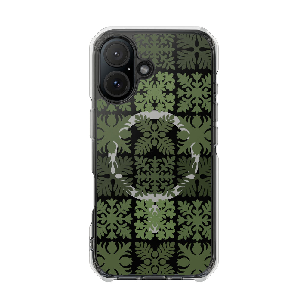 Clear Green Hawaiian Quilt MagSafe