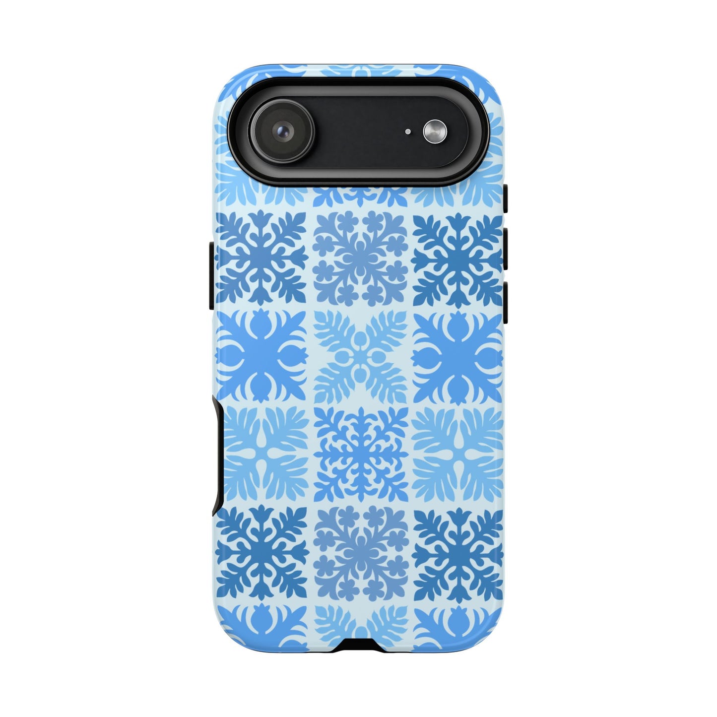 Light Blue Hawaiian Quilt Standard