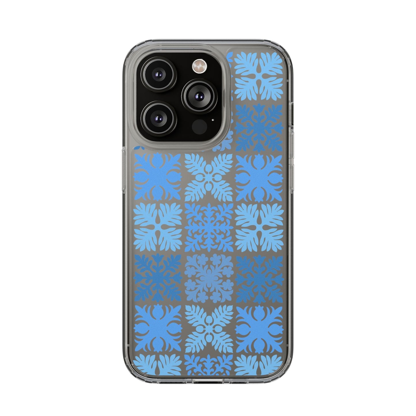 Clear Blue Hawaiian Quilt Standard