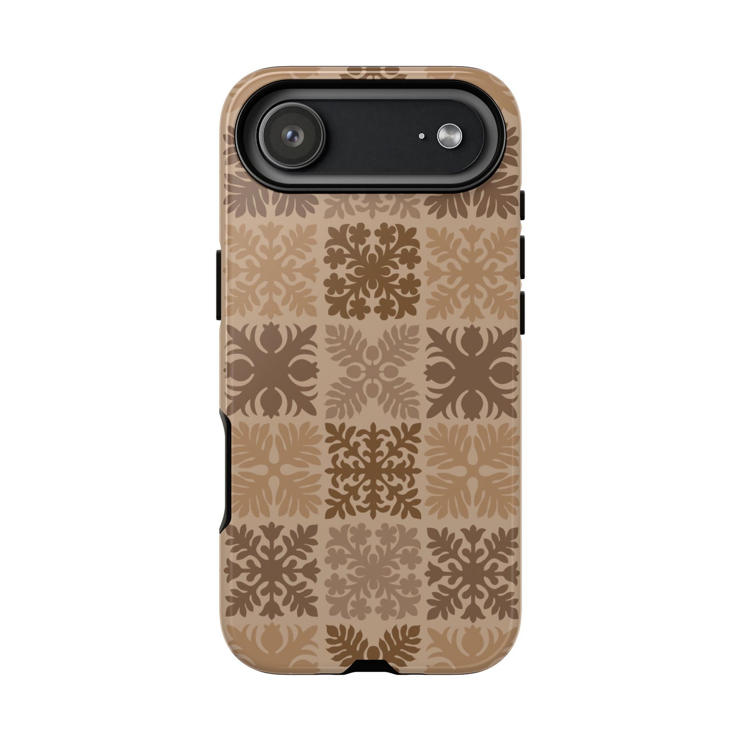 Light Brown Hawaiian Quilt Standard