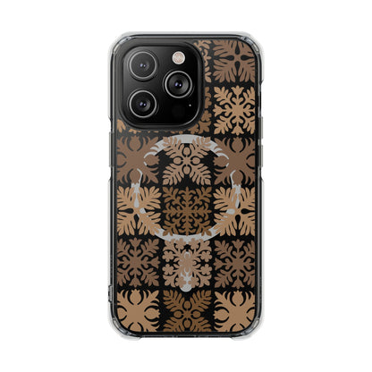 Clear Brown Hawaiian Quilt MagSafe