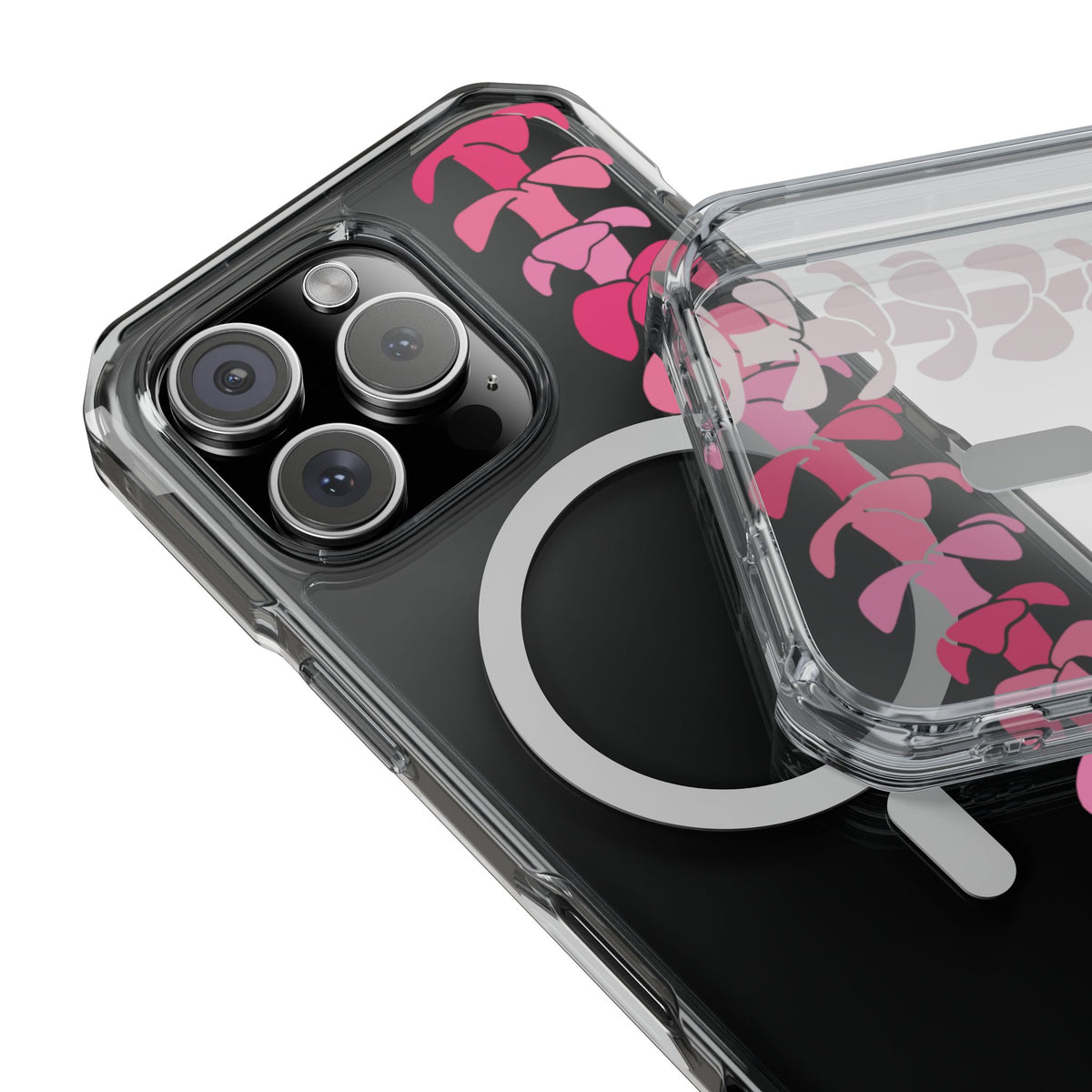 Clear Pink Puakenikeni MagSafe
