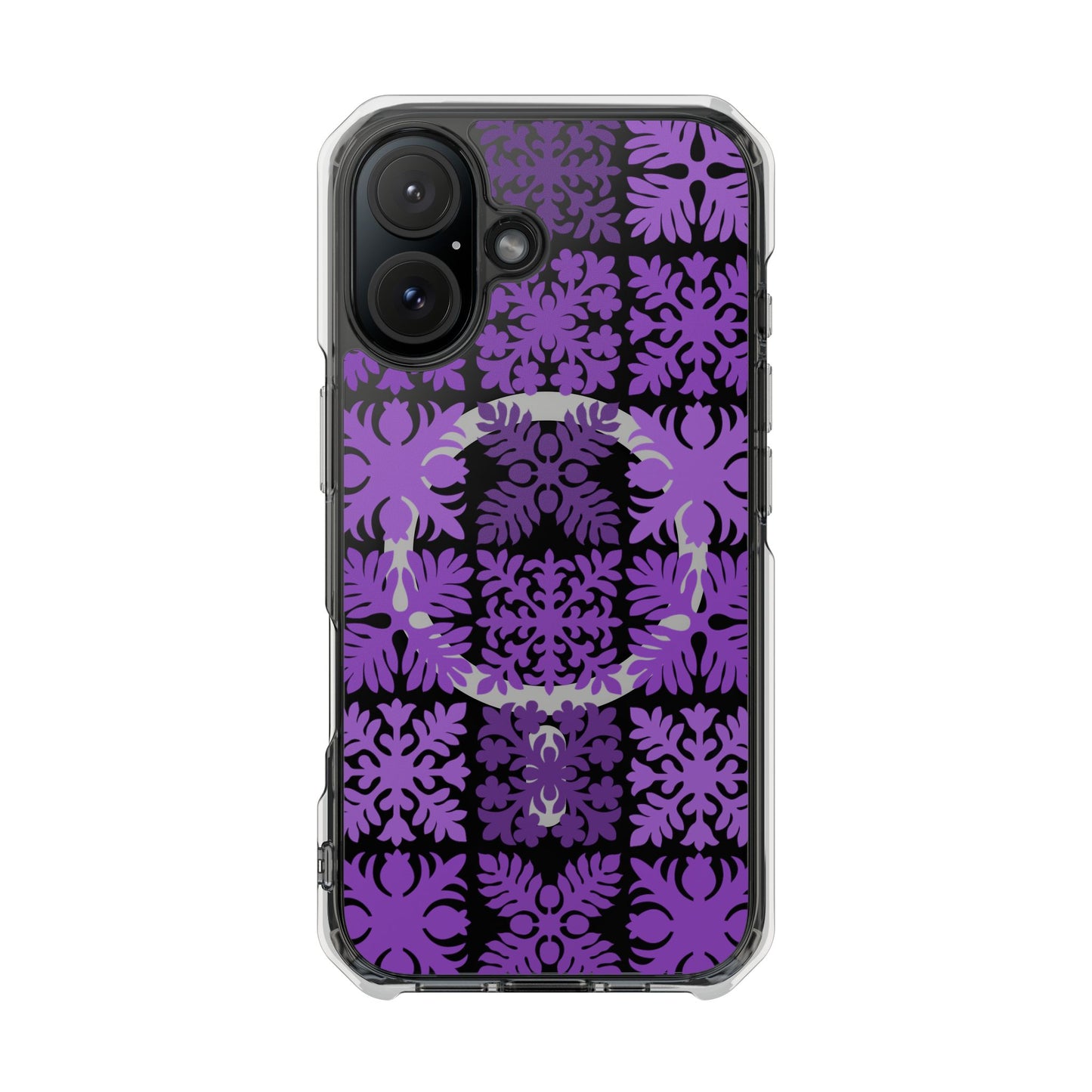 Clear Purple Hawaiian Quilt MagSafe