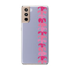 Clear Pink Puakenikeni Standard - Samsung Galaxy