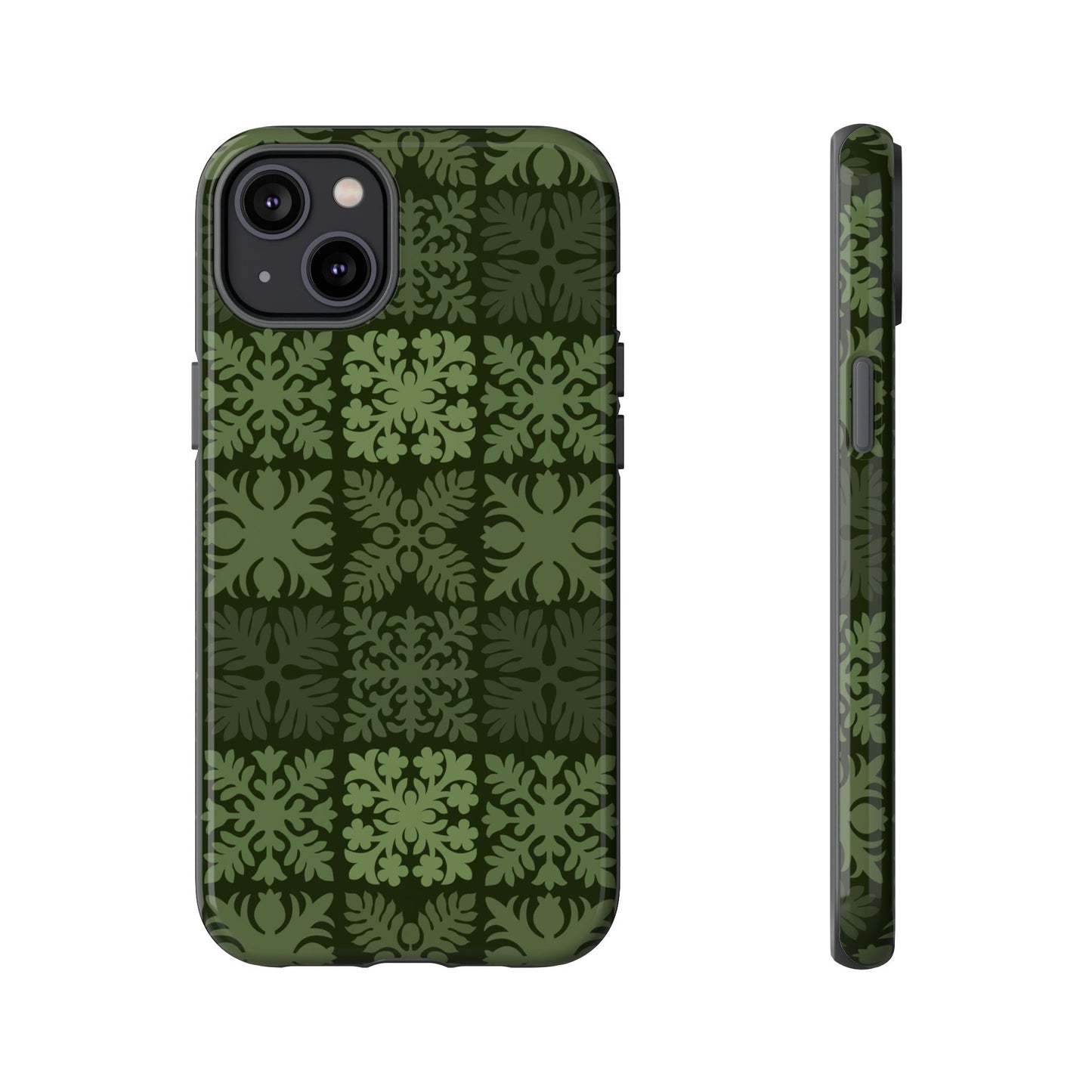 Green Hawaiian Quilt Standard