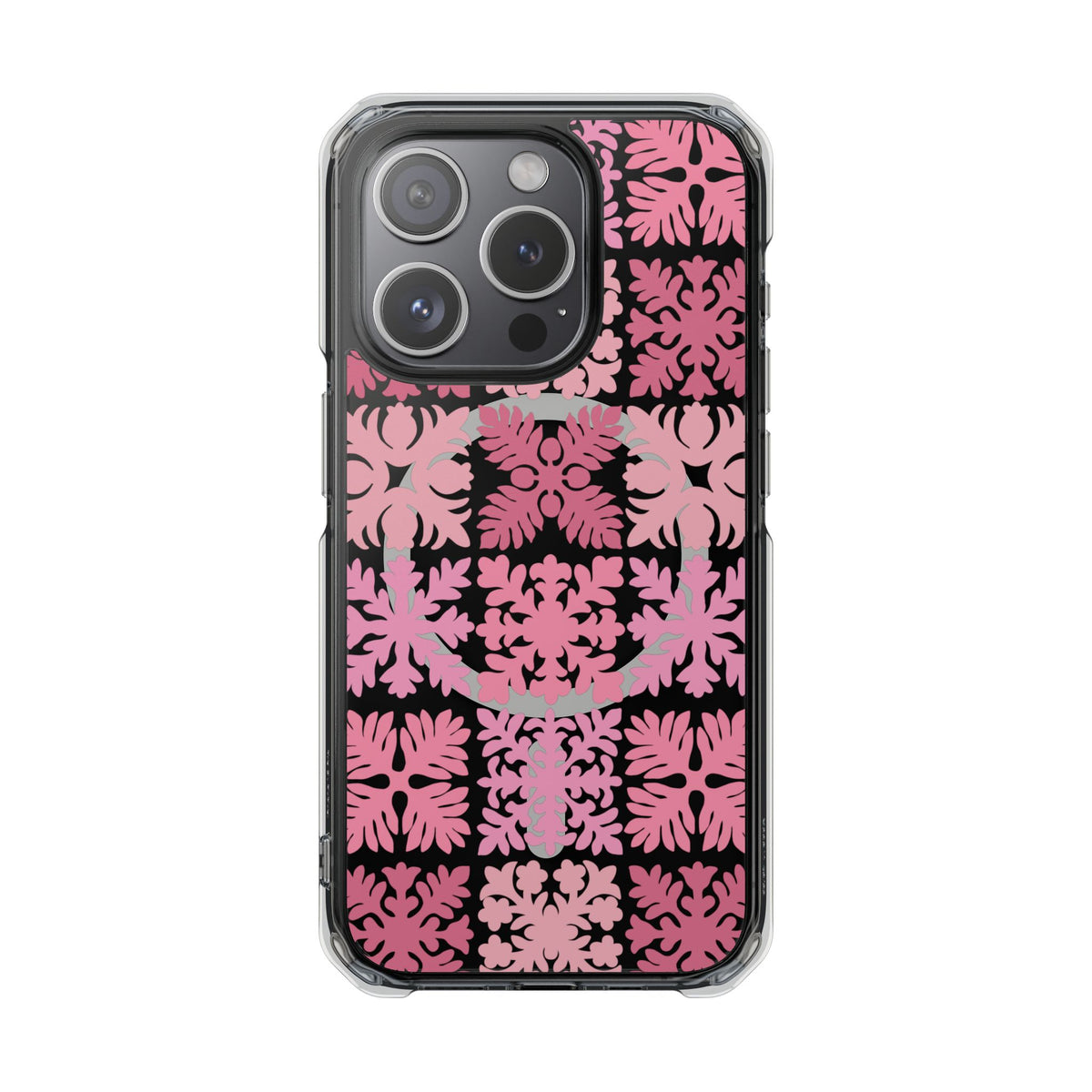 Clear Pink Hawaiian Quilt MagSafe