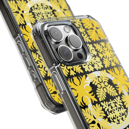 Clear Yellow Hawaiian Quilt MagSafe