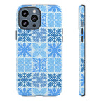 Light Blue Hawaiian Quilt Standard