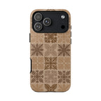 Light Brown Hawaiian Quilt Standard