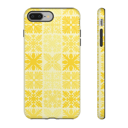 Yellow Hawaiian Quilt Standard