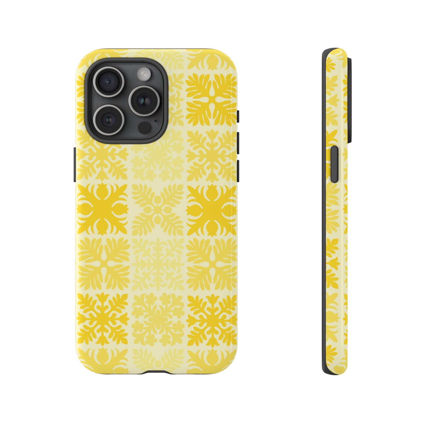 Yellow Hawaiian Quilt Standard