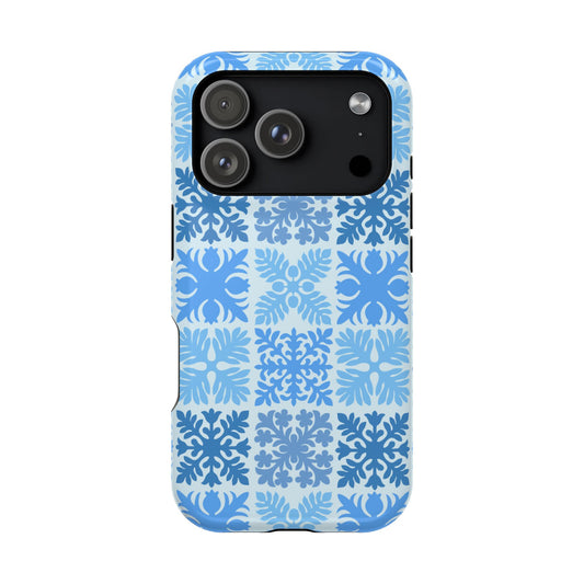 Light Blue Hawaiian Quilt MagSafe