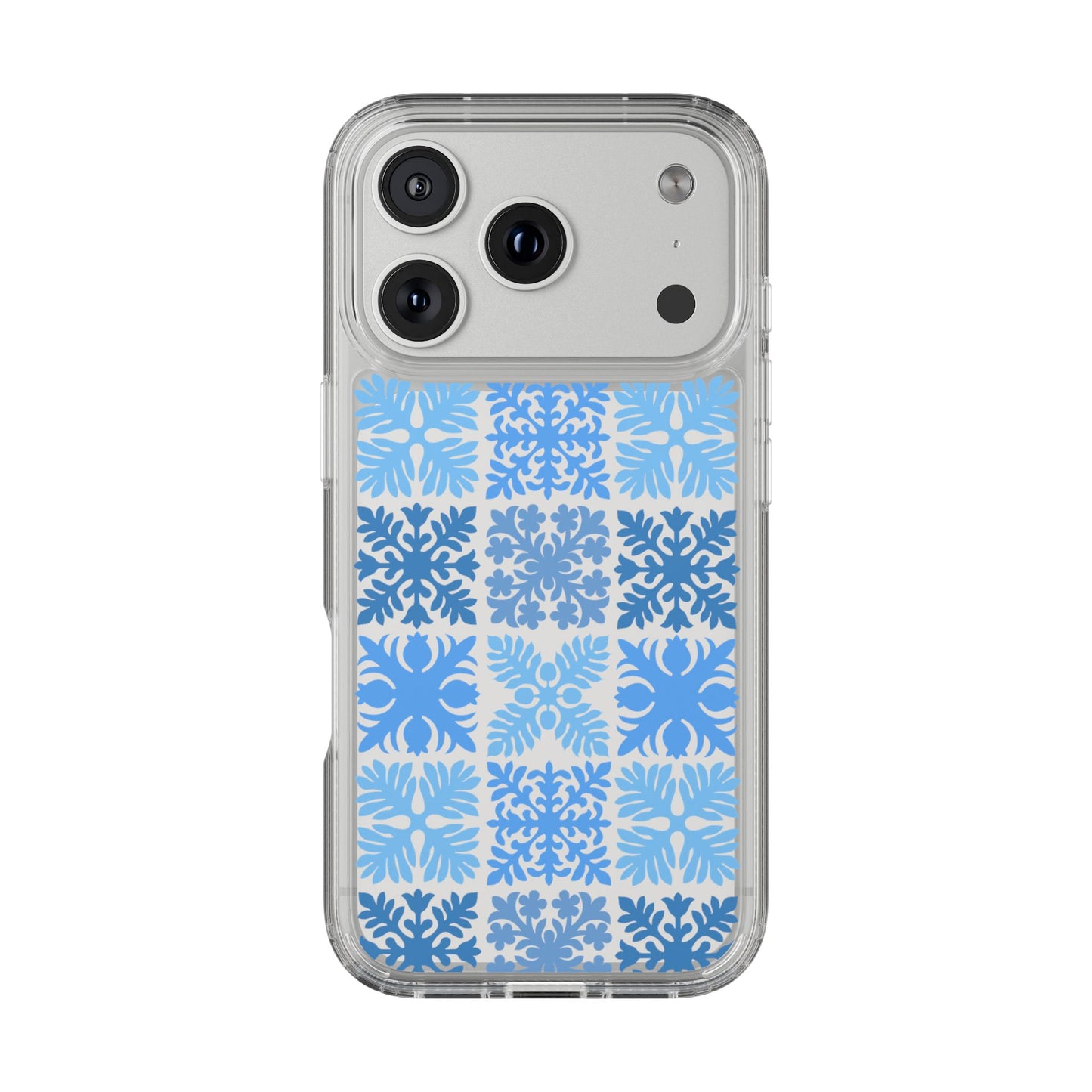 Clear Blue Hawaiian Quilt Standard