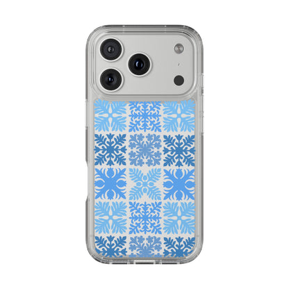 Clear Blue Hawaiian Quilt Standard