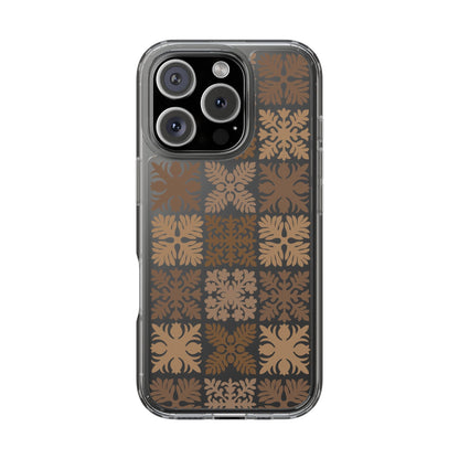 Clear Brown Hawaiian Quilt Standard
