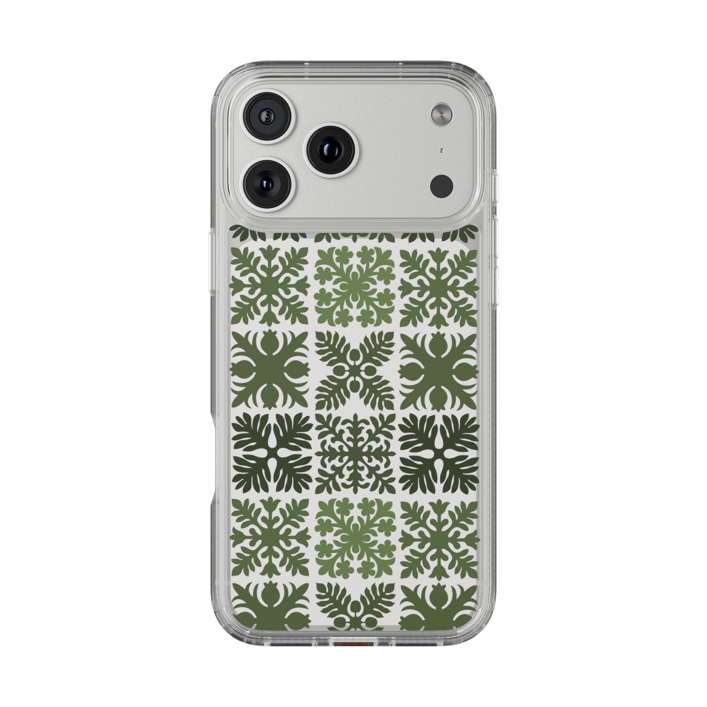 Clear Green Hawaiian Quilt Standard