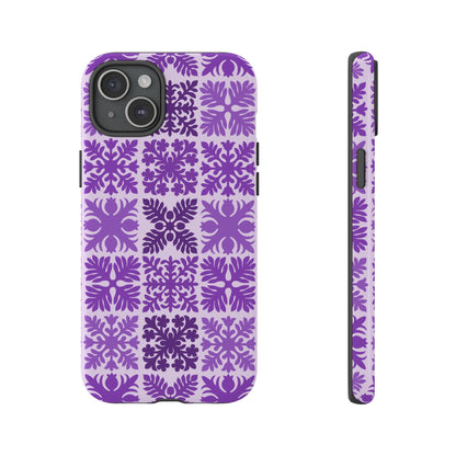 Light Purple Hawaiian Quilt Standard