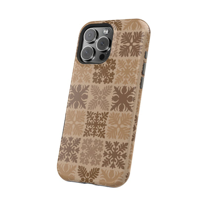 Light Brown Hawaiian Quilt MagSafe