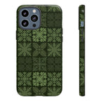Green Hawaiian Quilt Standard