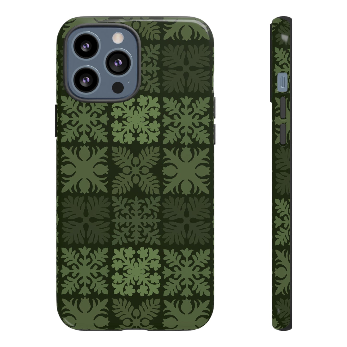 Green Hawaiian Quilt Standard