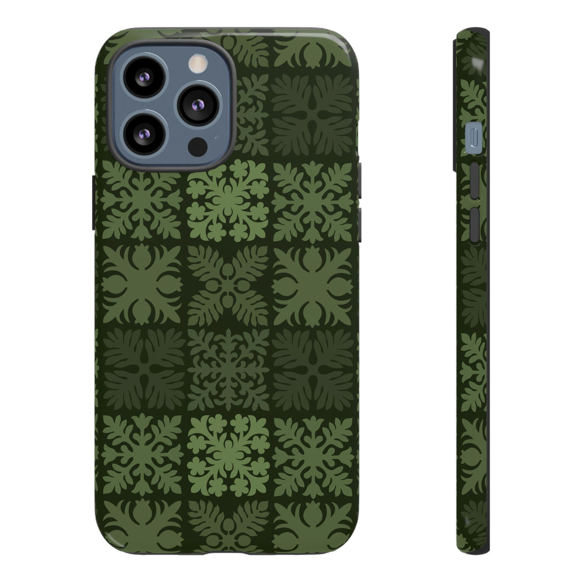 Green Hawaiian Quilt Standard