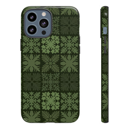 Green Hawaiian Quilt Standard
