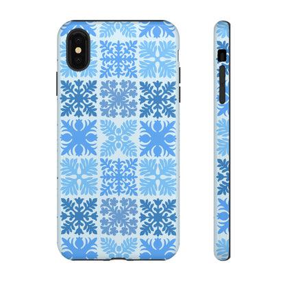 Light Blue Hawaiian Quilt Standard