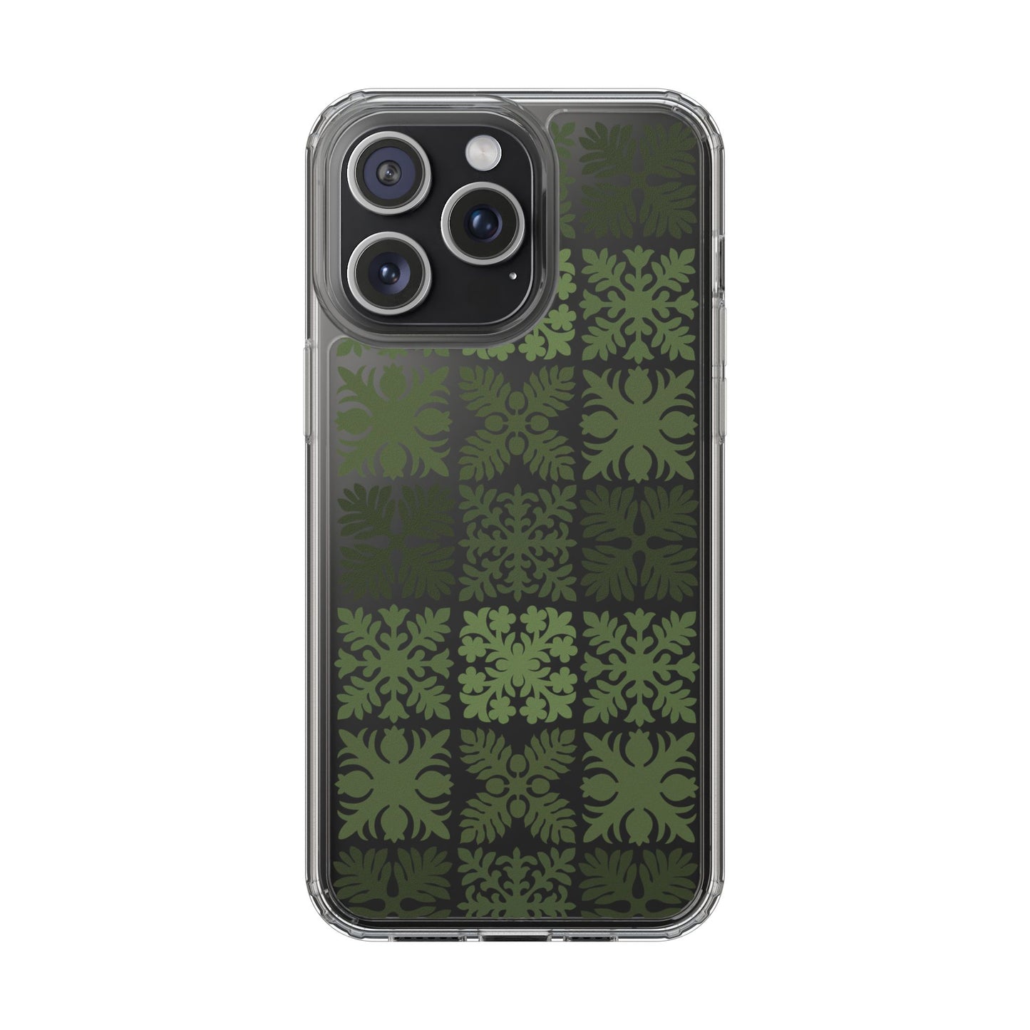 Clear Green Hawaiian Quilt Standard