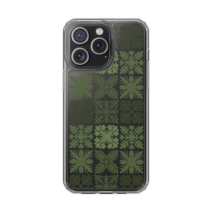 Clear Green Hawaiian Quilt Standard