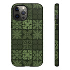 Green Hawaiian Quilt Standard