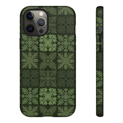 Green Hawaiian Quilt Standard