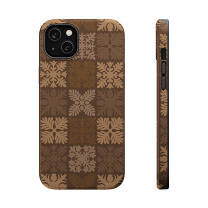 Brown Hawaiian Quilt MagSafe