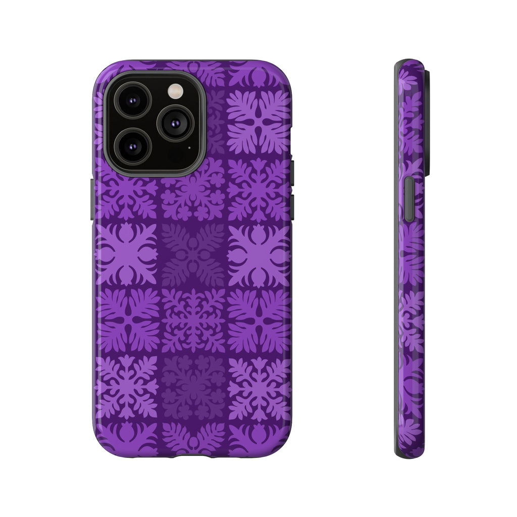 Purple Hawaiian Quilt Standard
