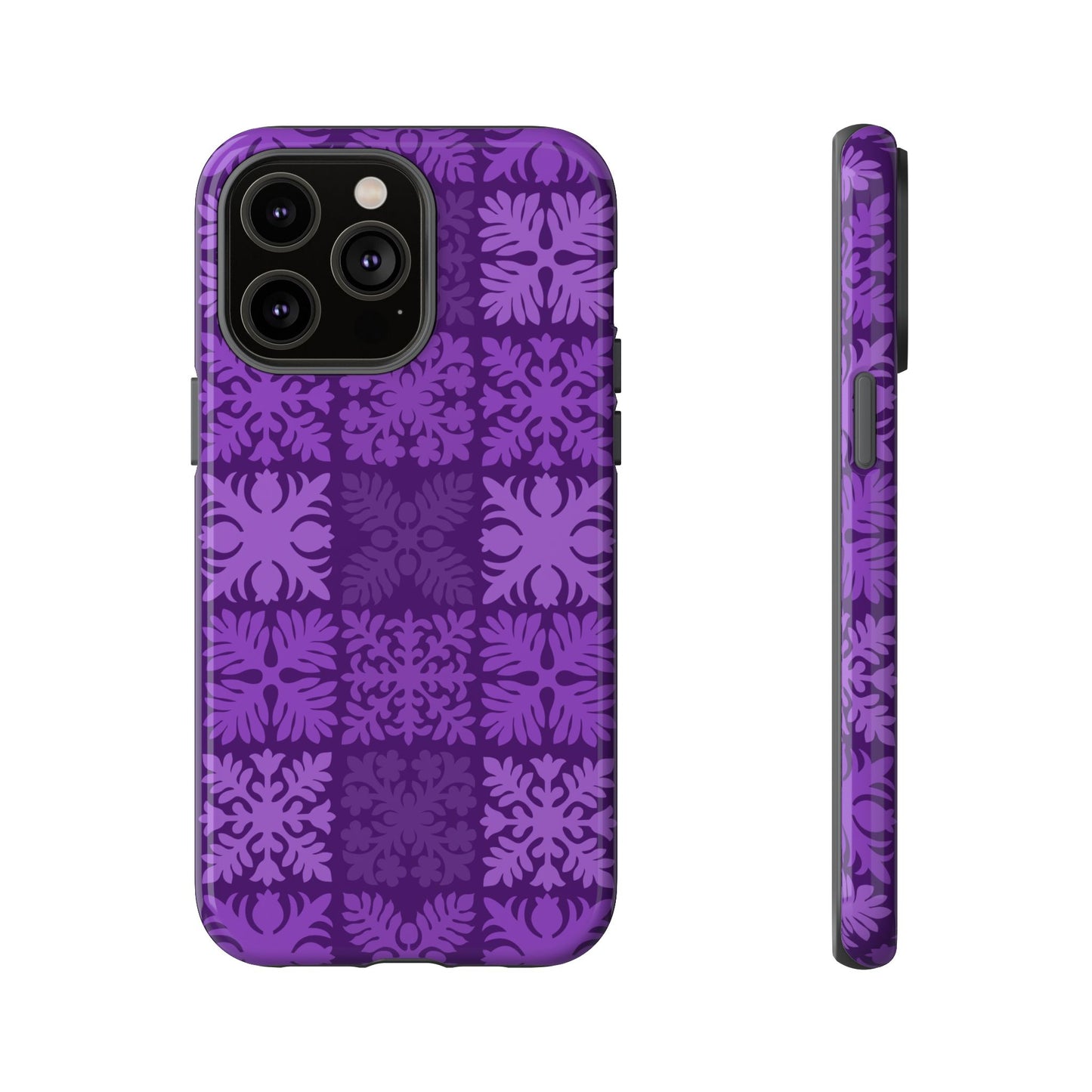 Purple Hawaiian Quilt Standard