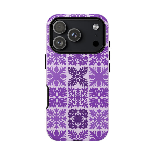 Light Purple Hawaiian Quilt Standard