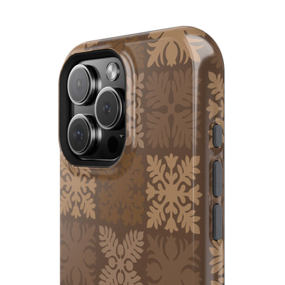 Brown Hawaiian Quilt MagSafe