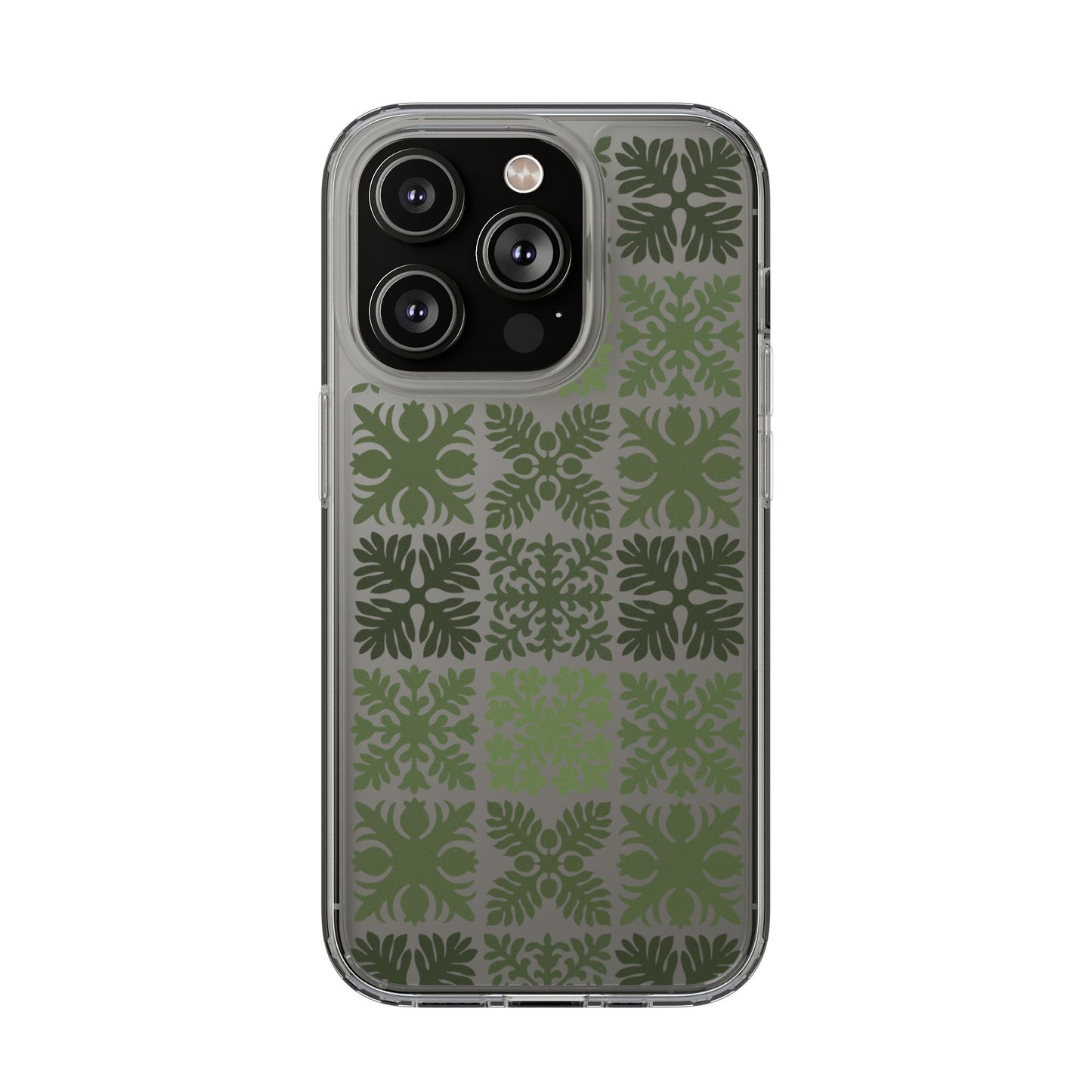 Clear Green Hawaiian Quilt Standard