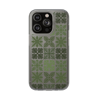 Clear Green Hawaiian Quilt Standard