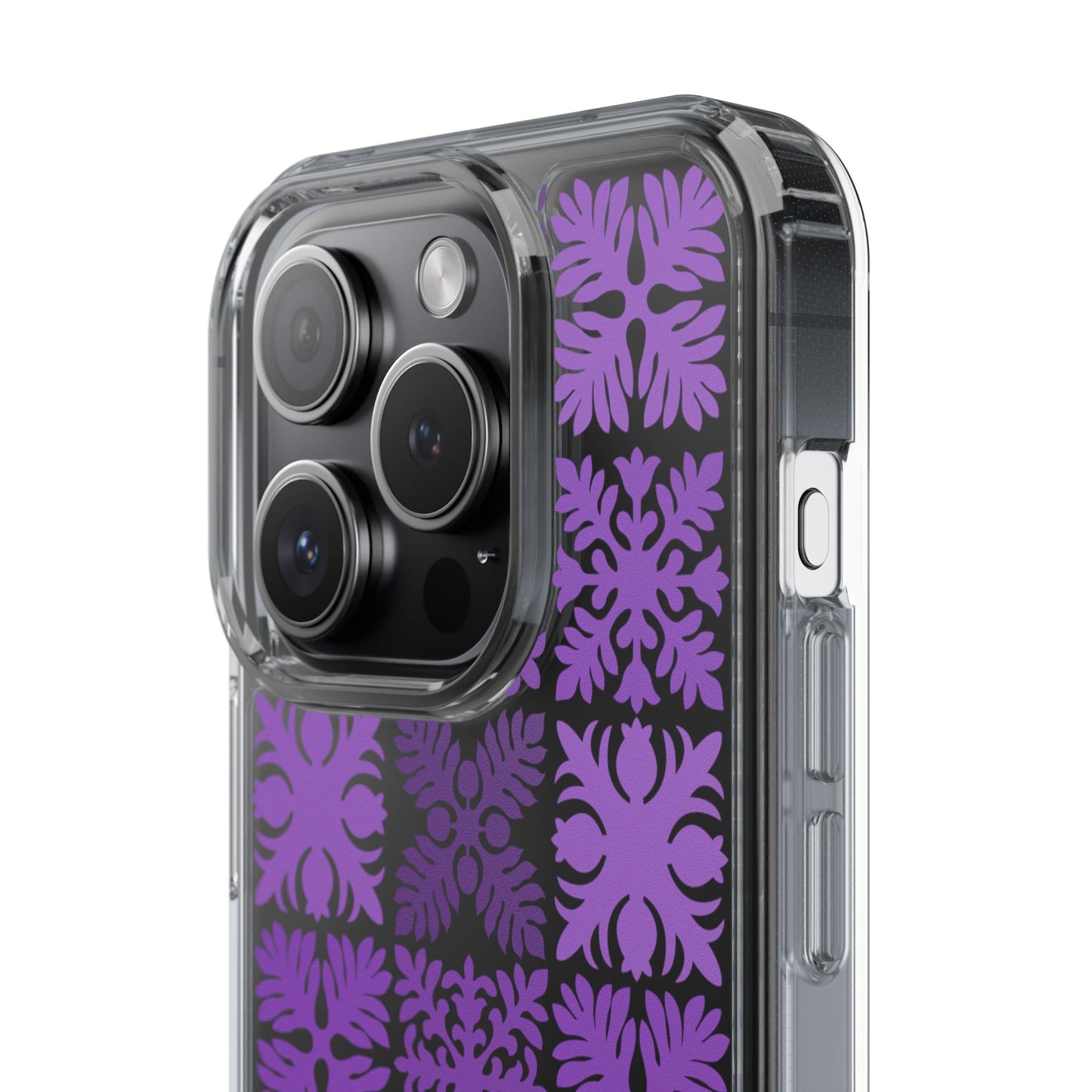 Clear Purple Hawaiian Quilt Standard