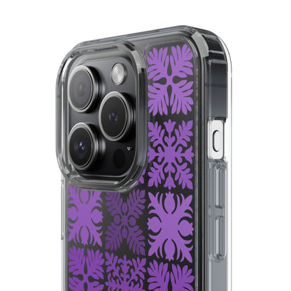 Clear Purple Hawaiian Quilt Standard