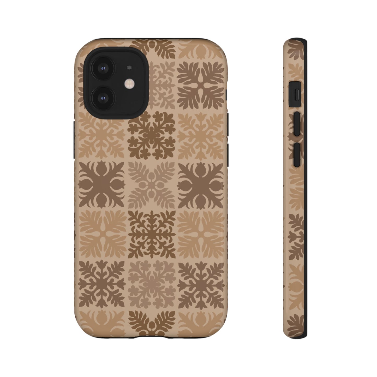 Light Brown Hawaiian Quilt Standard