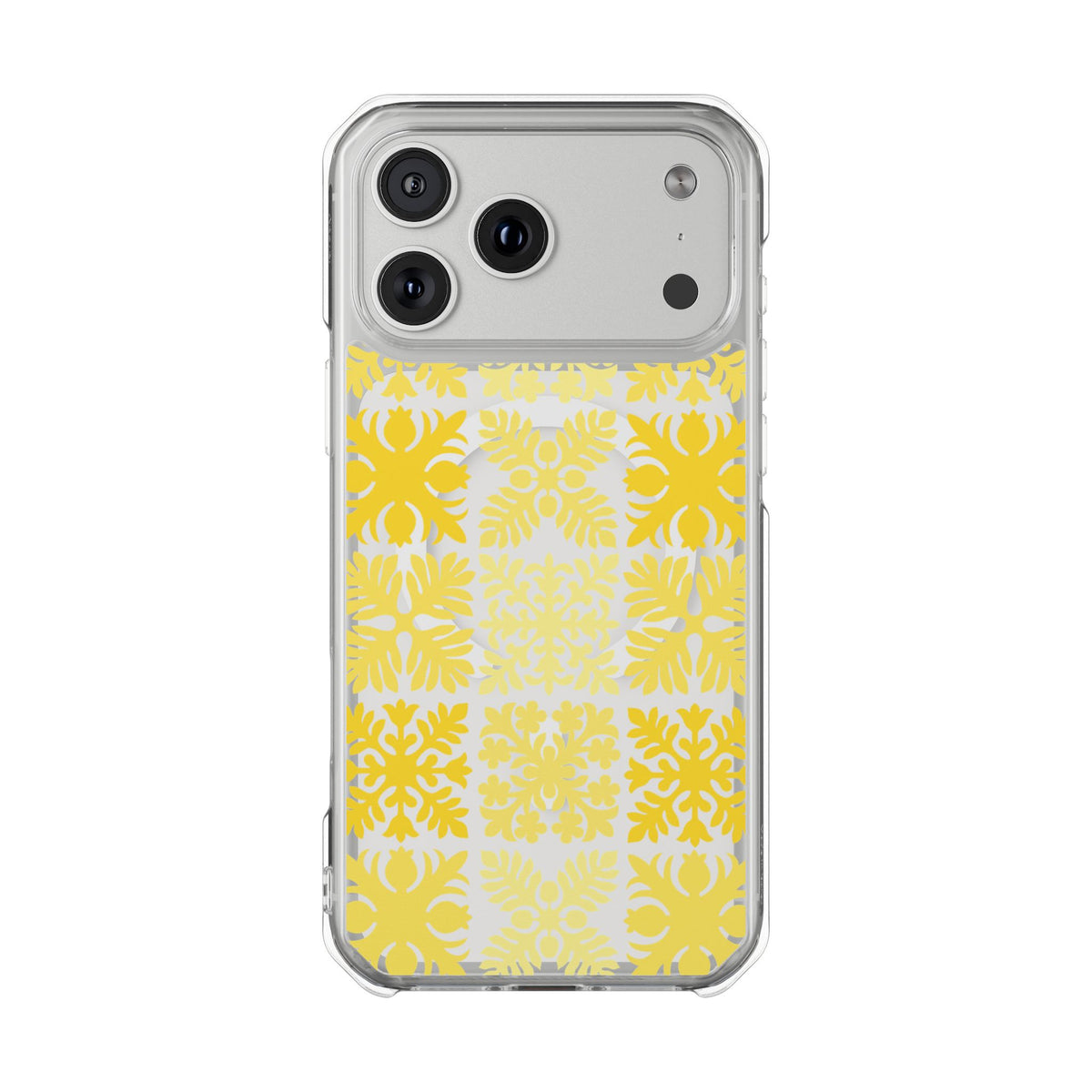 Clear Yellow Hawaiian Quilt MagSafe