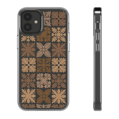 Clear Brown Hawaiian Quilt Standard
