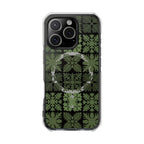 Clear Green Hawaiian Quilt MagSafe