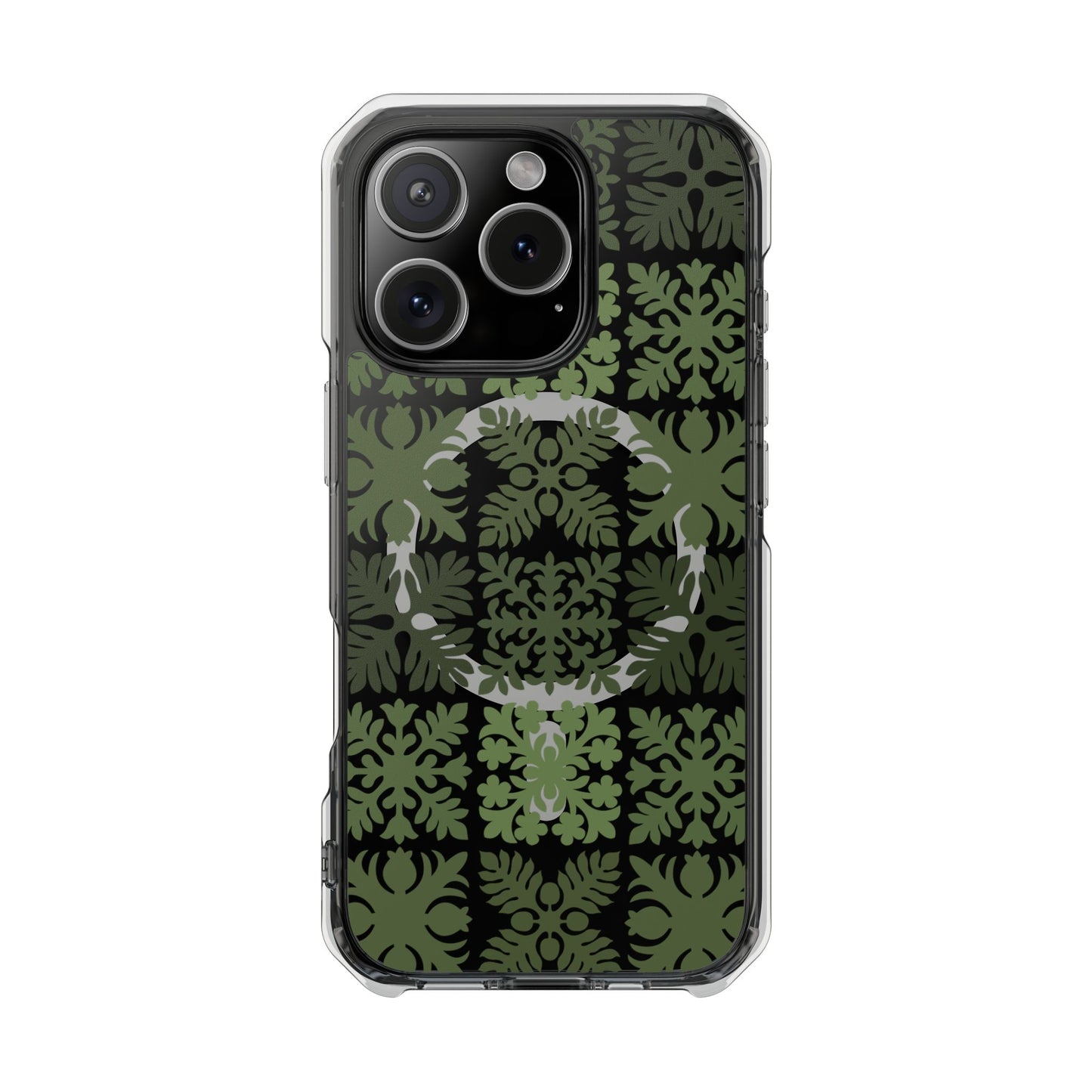 Clear Green Hawaiian Quilt MagSafe
