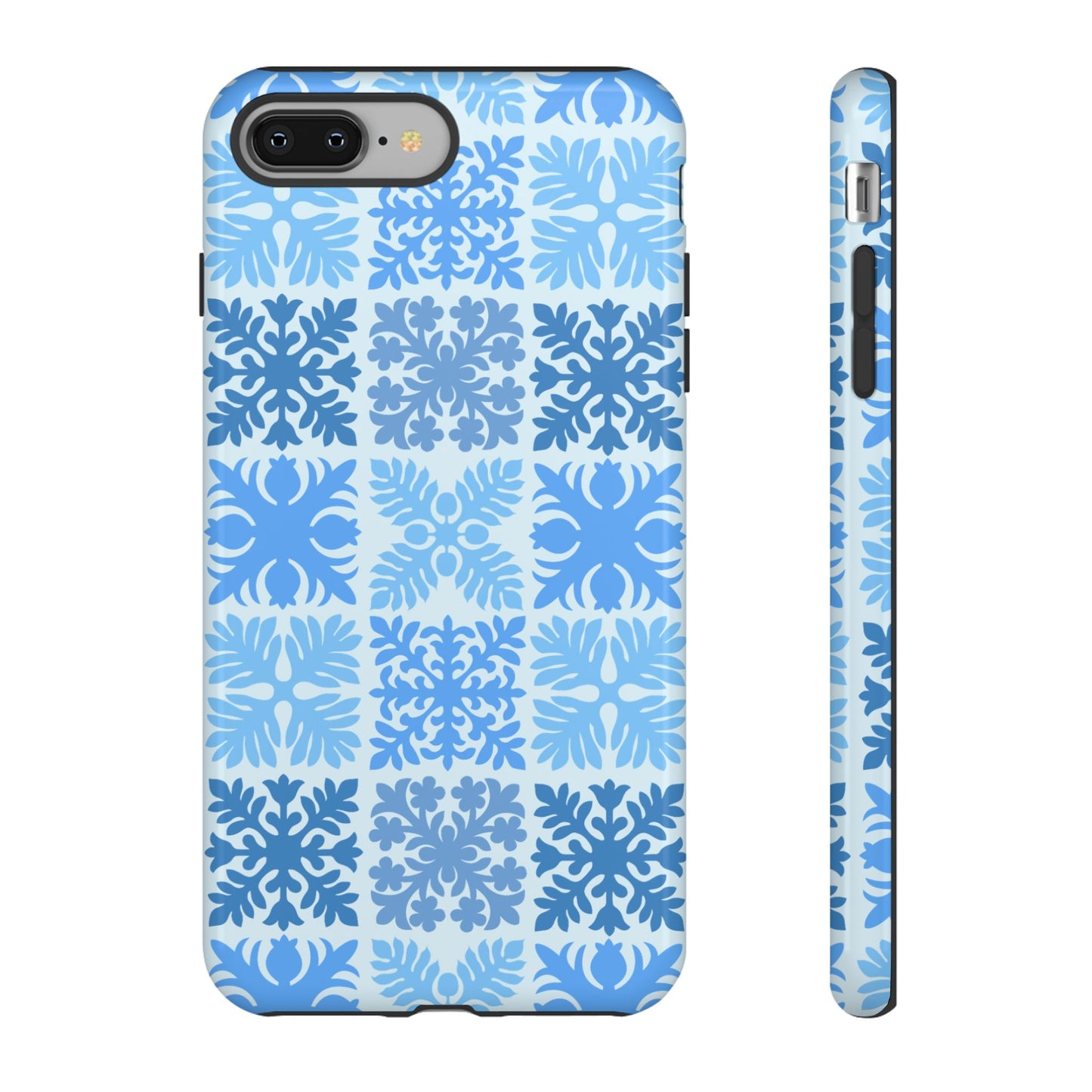 Light Blue Hawaiian Quilt Standard