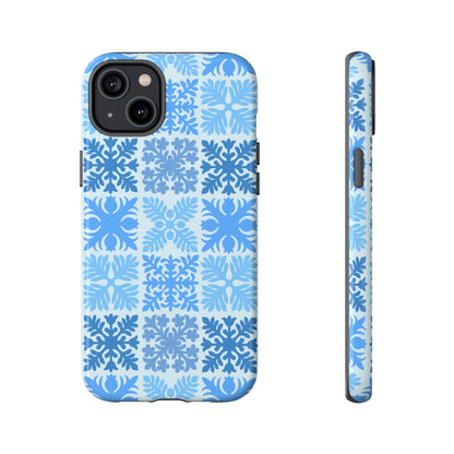 Light Blue Hawaiian Quilt Standard