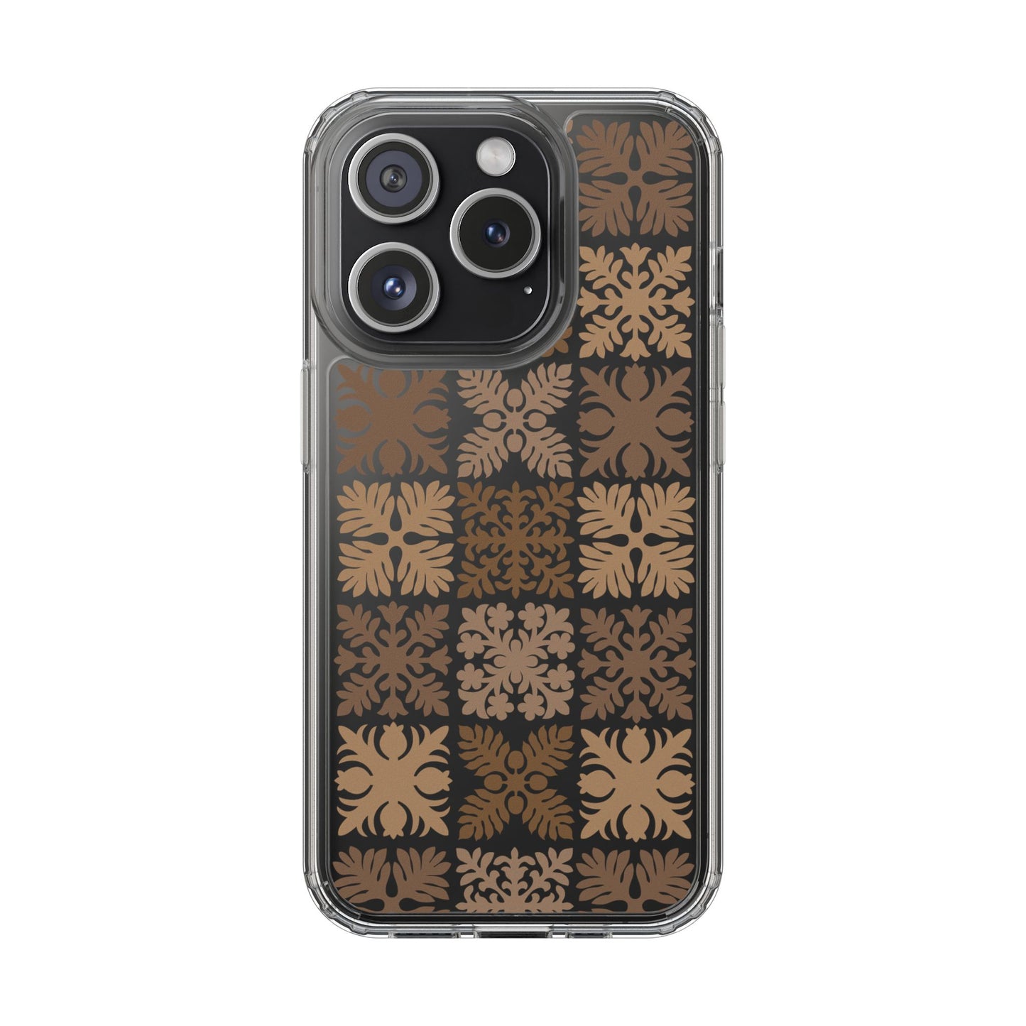 Clear Brown Hawaiian Quilt Standard